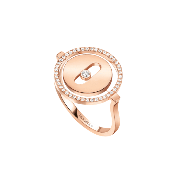 ANILLO MESSIKA LUCKY MOVE PM ORO ROSA Y DIAMANTES