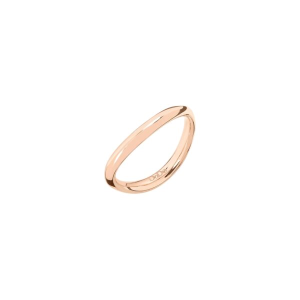 BAGUE DODO ESSENTIALS WAVE EN OR ROSE