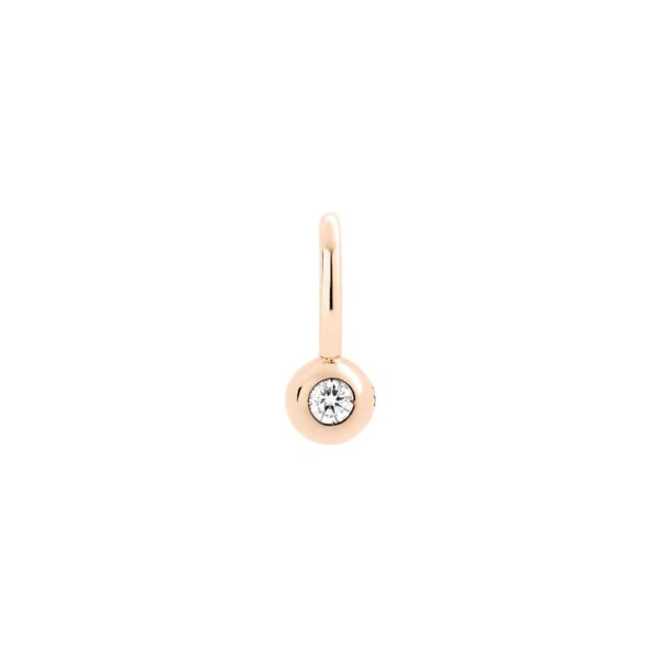 PENDENTIF DODO BOLLICINE PM EN OR ROSE ET DIAMANT