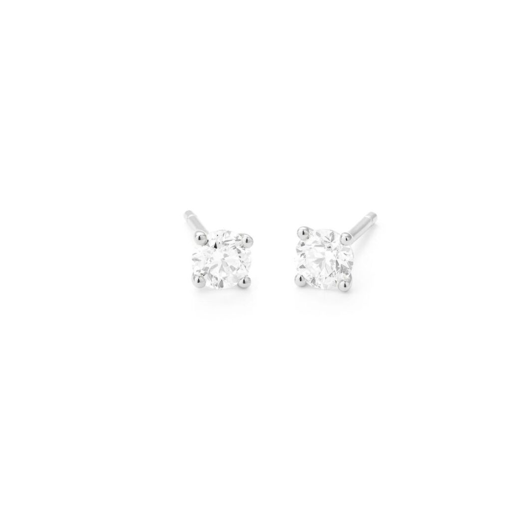 Pendientes Maison Roca de diamantes y oro blanco