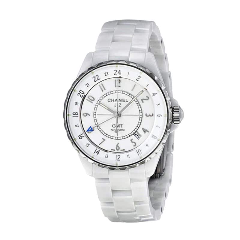 Rellotge Chanel J12 GMT automàtic de 38mm i ceràmica blanca