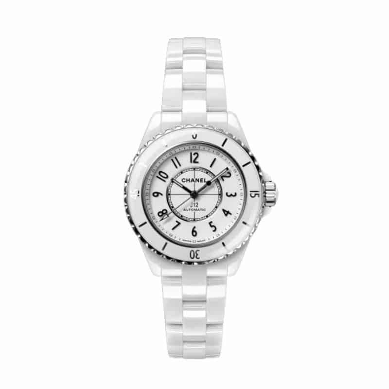 Rellotge Chanel J12 automàtic de 33 mm, ceràmica blanca