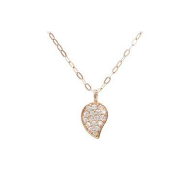 COLLAR TAMARA COMOLLI CADENA SPARKLE 45 CM D'OR ROSA I PAVÉE DIAMANTS