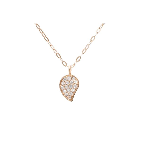 COLLAR TAMARA COMOLLI CADENA SPARKLE 45 CM D'OR ROSA I PAVÉE DIAMANTS
