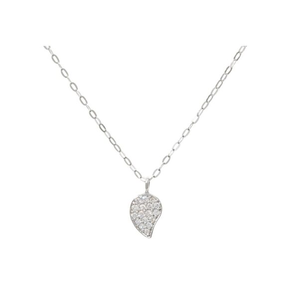 COLLAR TAMARA COMOLLI CADENA SPARKLE 45 CM D'OR BLANC I PAVÉE DIAMANTS