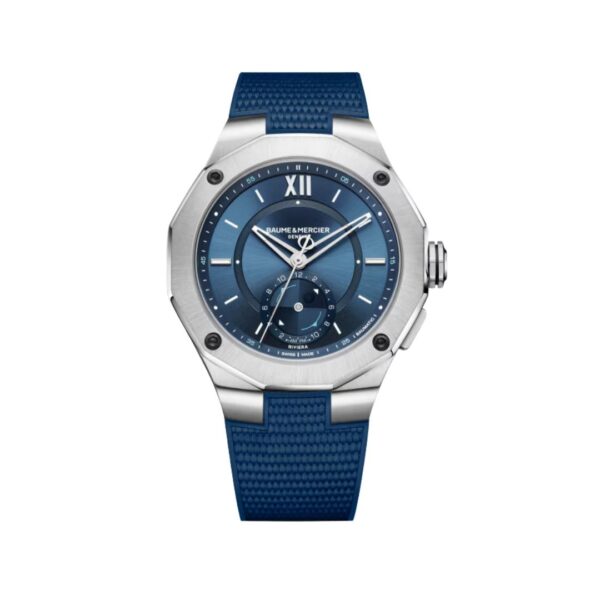 MONTRE BAUME & MERCIER RIVIERA CHRONO DE 43 MM EN ACIER ET CAOUTCHOUC (Còpia)