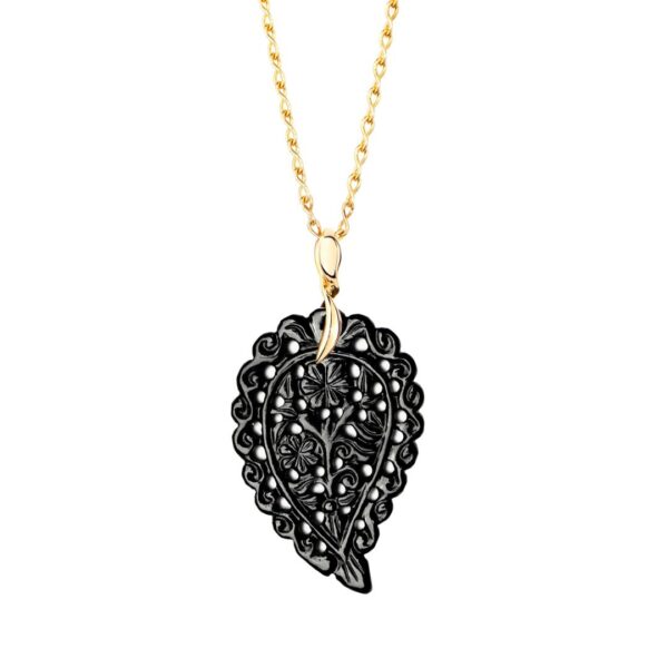 PENJOLL TAMARA COMOLLI INDIA MM D'OR GROC I ONIX NEGRE