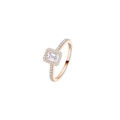 ANELL MESSIKA JOY 0.25 CT D'OR ROSA I DIAMANTS