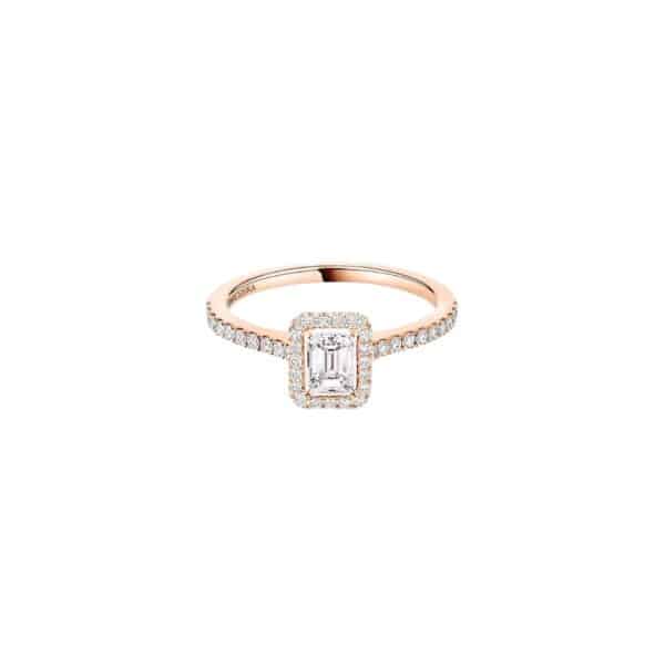 BAGUE MESSIKA JOY 0.25 CT EN OR ROSE ET DIAMANTS – Image 2