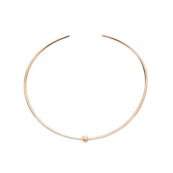 COLLIER POMELLATO TOGETHER EN OR ROSE ET DIAMANTS