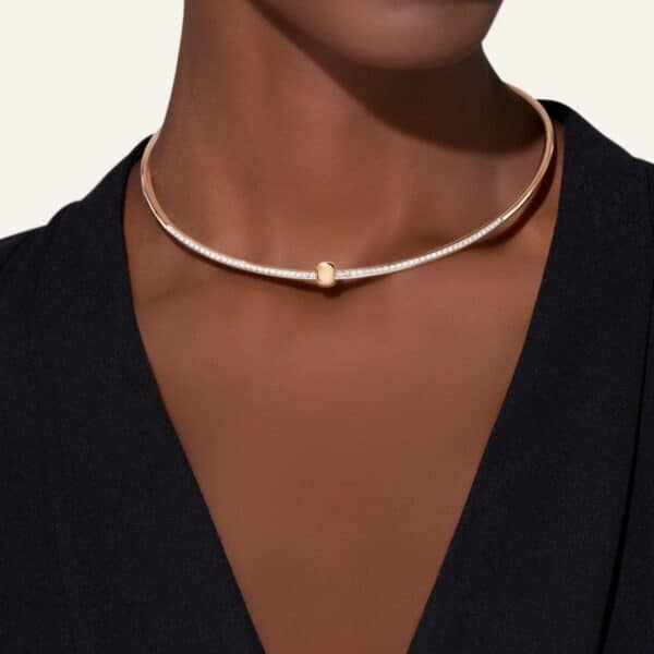 COLLIER POMELLATO TOGETHER EN OR ROSE ET DIAMANTS – Image 2