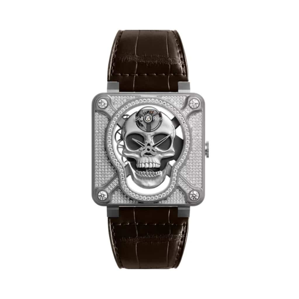 Rellotge Bell & Ross BR01 Laughing Skull Full Diamond 46 mm