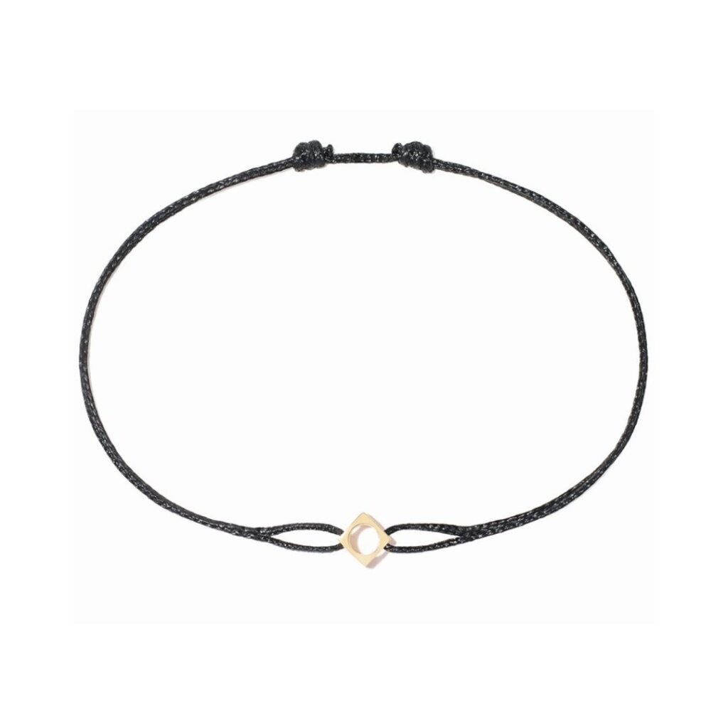 Braçalet dinh van Le Pavé or groc