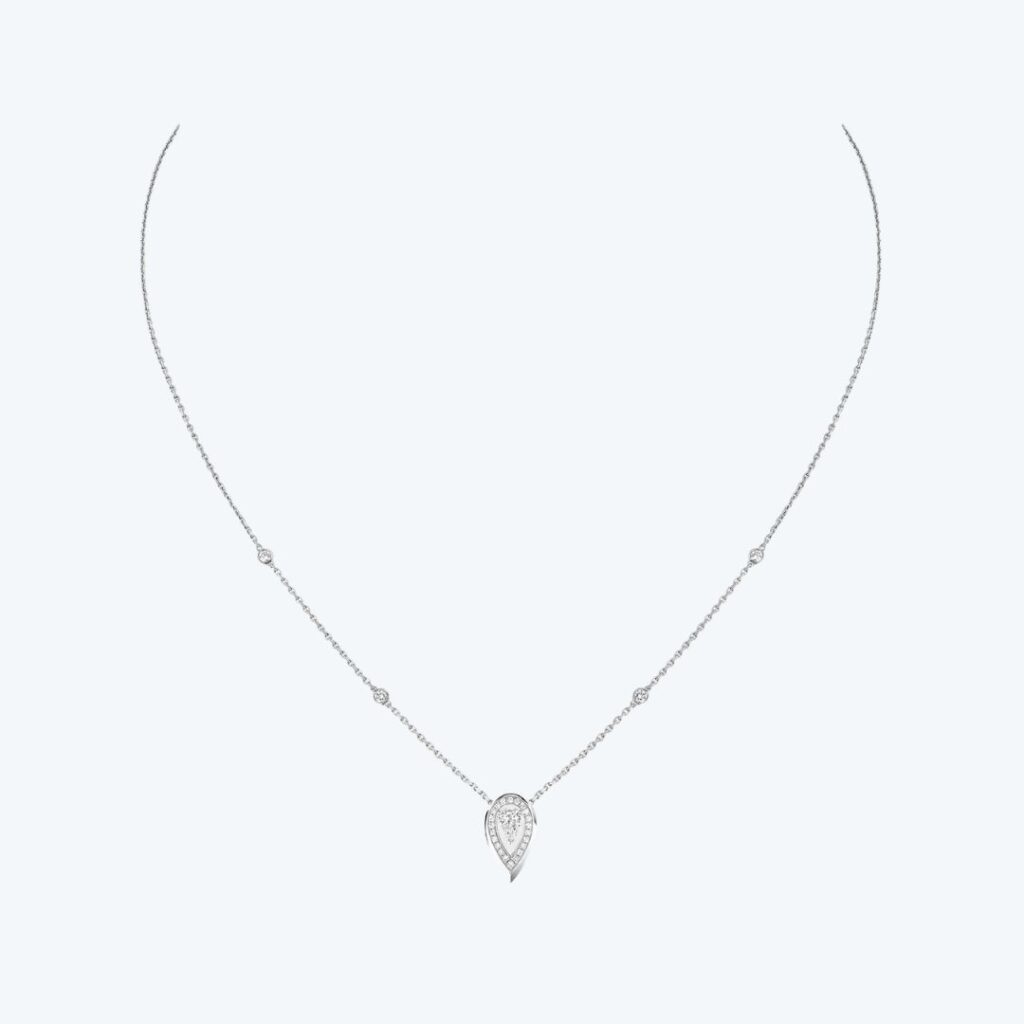 Collar Fiery Messika or blanc i diamants