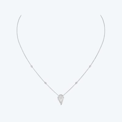 Collar Fiery Messika or blanc i diamants