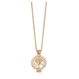 Shamballa Necklace with Dancing Shiva Pendant S