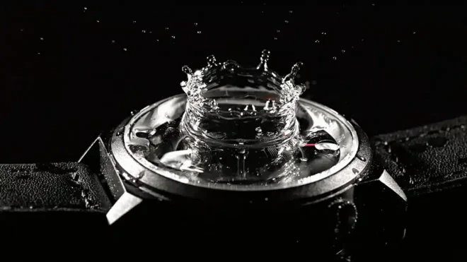 Clock Watch Water Resistant